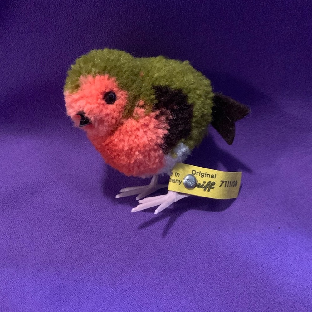 Vintage Steiff Wool bird